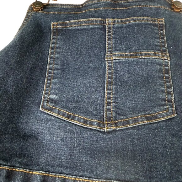 No Boundaries Blue Denim Overall with Adjustable Straps - Picture 3 of 9